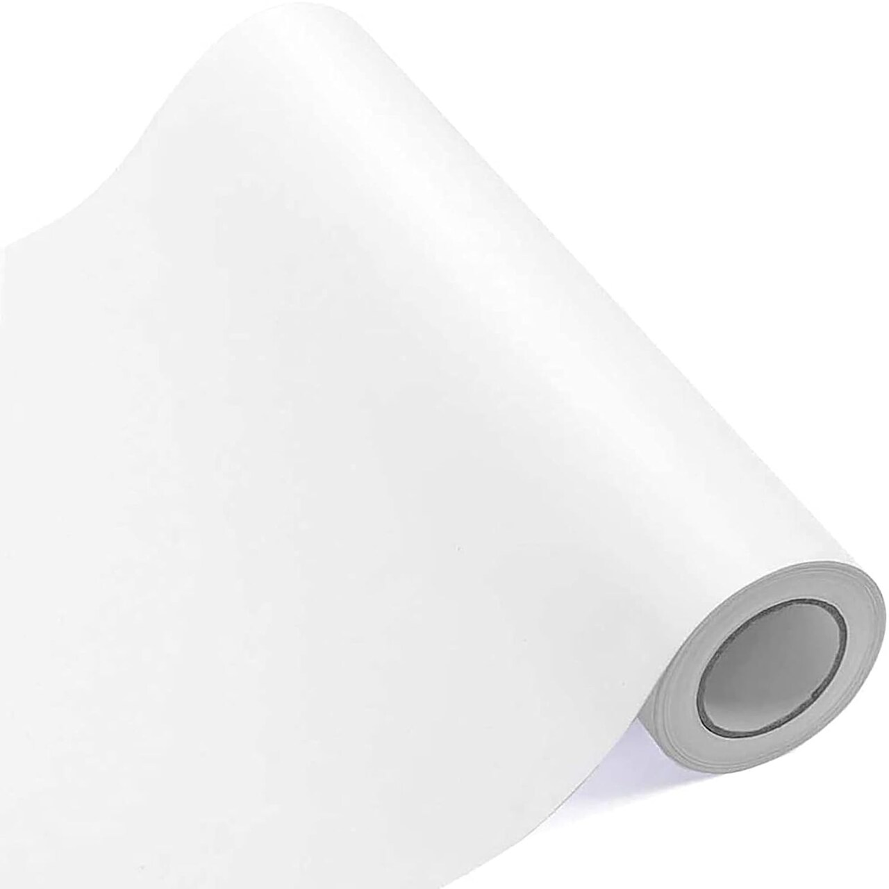 White Vinyl 12 Inches by 25 Feet Self Adhesive Vinyl Matte White Permanent Vinyl Roll for Signs, Scrapbooking, Silhouette Cameo